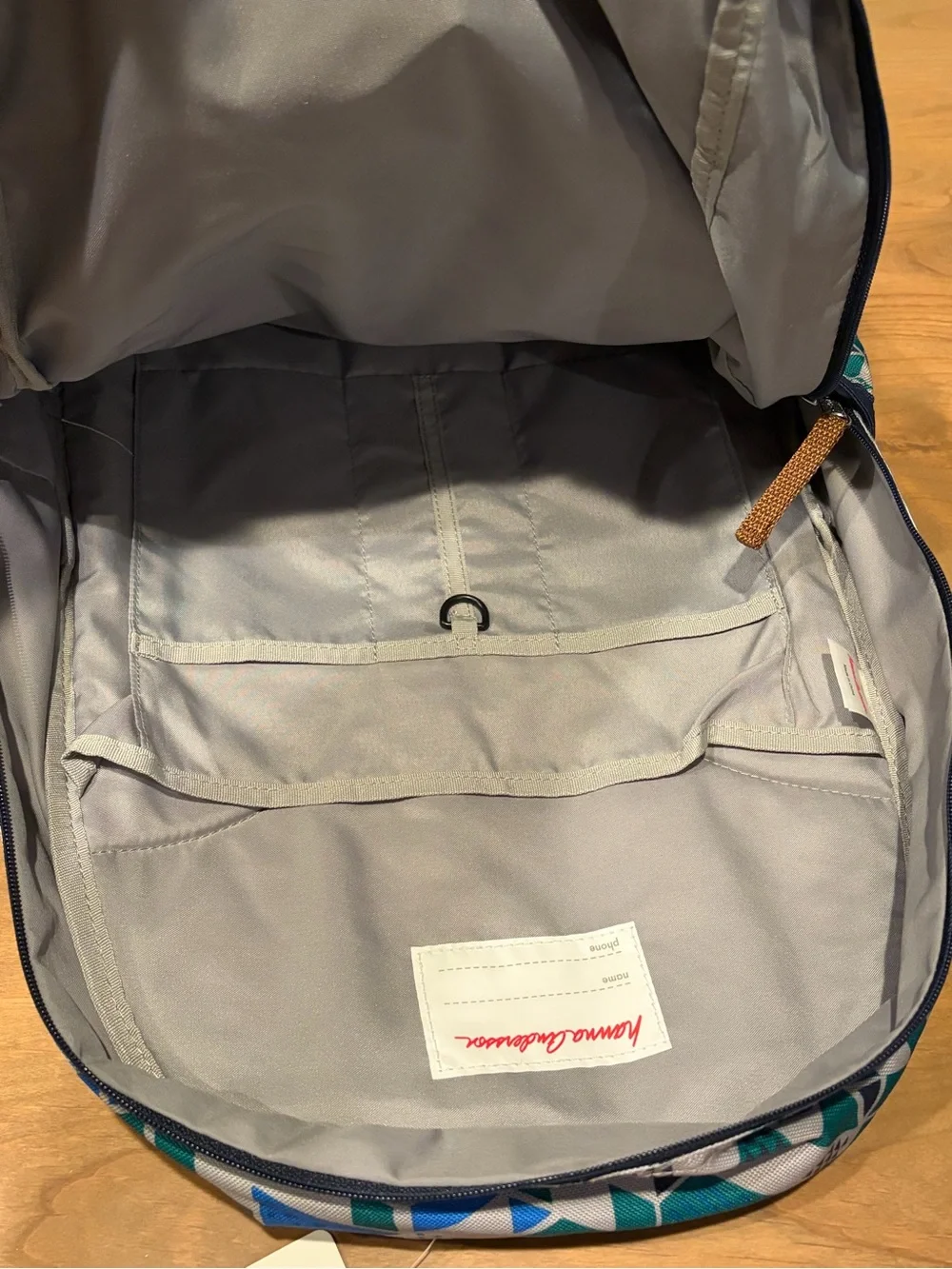 Hanna Andersson Backpack & Lunch Box Set – Geometric Blue/Teal – NWT
